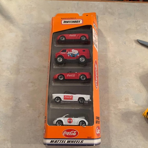 Vintage coca-cola matchbox car set - Picture 2 of 4